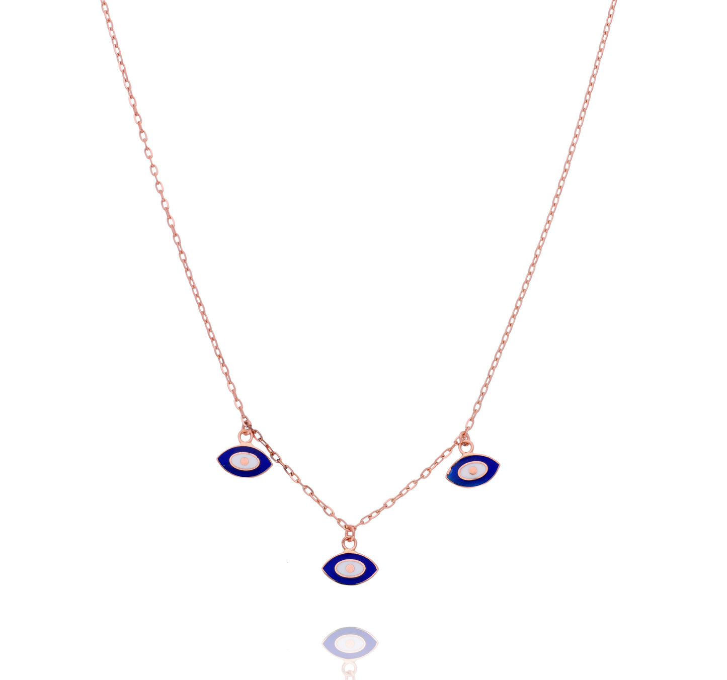 18KT Gold Evil Eye Chain for Kids