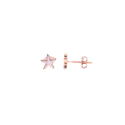 Gold Starfish Earrings for Kids
